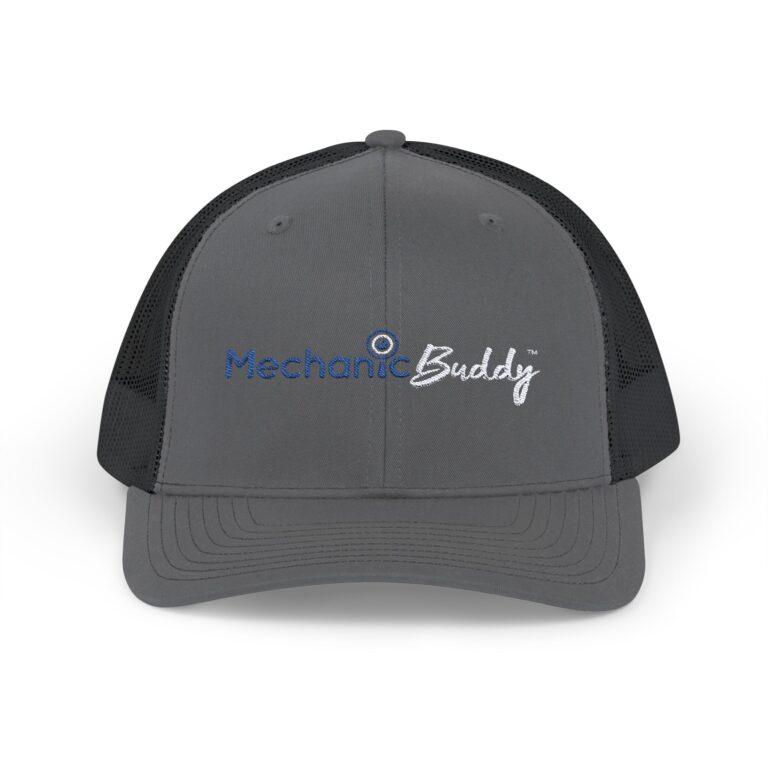 Mechanic Buddy Snapback Trucker Cap grey front