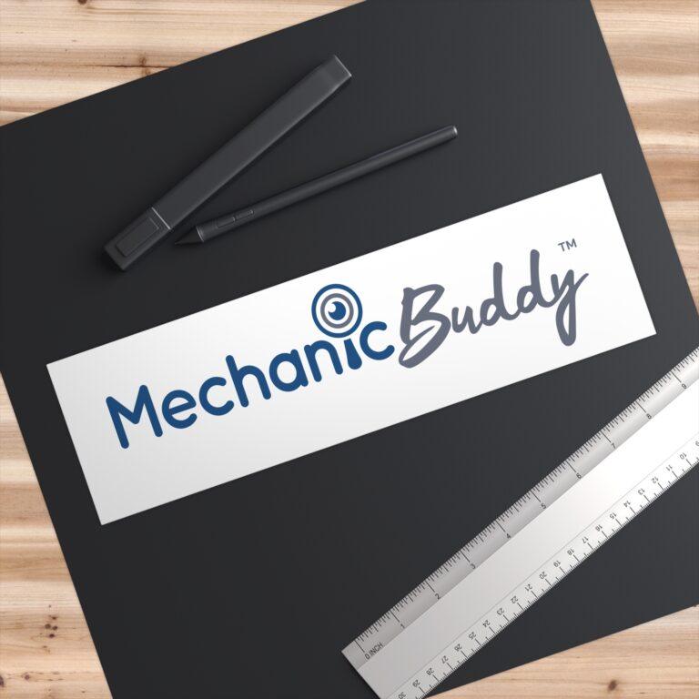 Mechanic Buddy bumper sticker